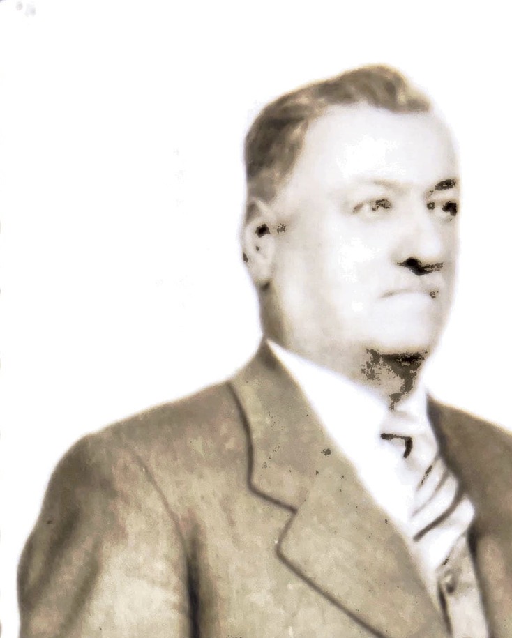 Vicente Olocco, retrato sepia de principios del siglo XX